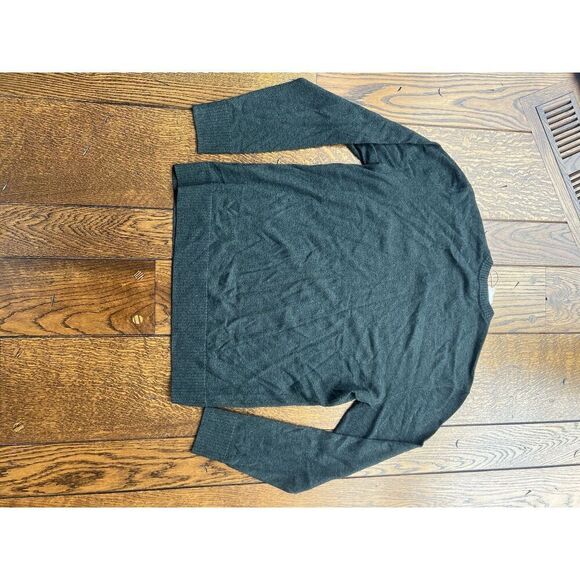 SmartWool Mens Sweater Sparwood Dark Sage Heather Crew Wool Blend Large NWT - Picture 8 of 9